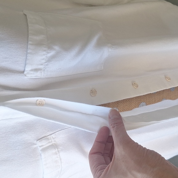 Zara Viscose White Long Sleeve Shirt Dress Size XL - Picture 3 of 12